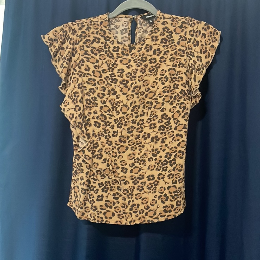 Express animal print shirt